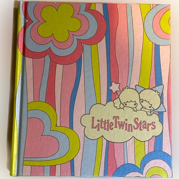 VTG 2003 SANRIO LITTLE TWIN STARS 192 PG LINED JOURNAL MEMO NOTE PAD STATIONARY - Picture 2 of 10